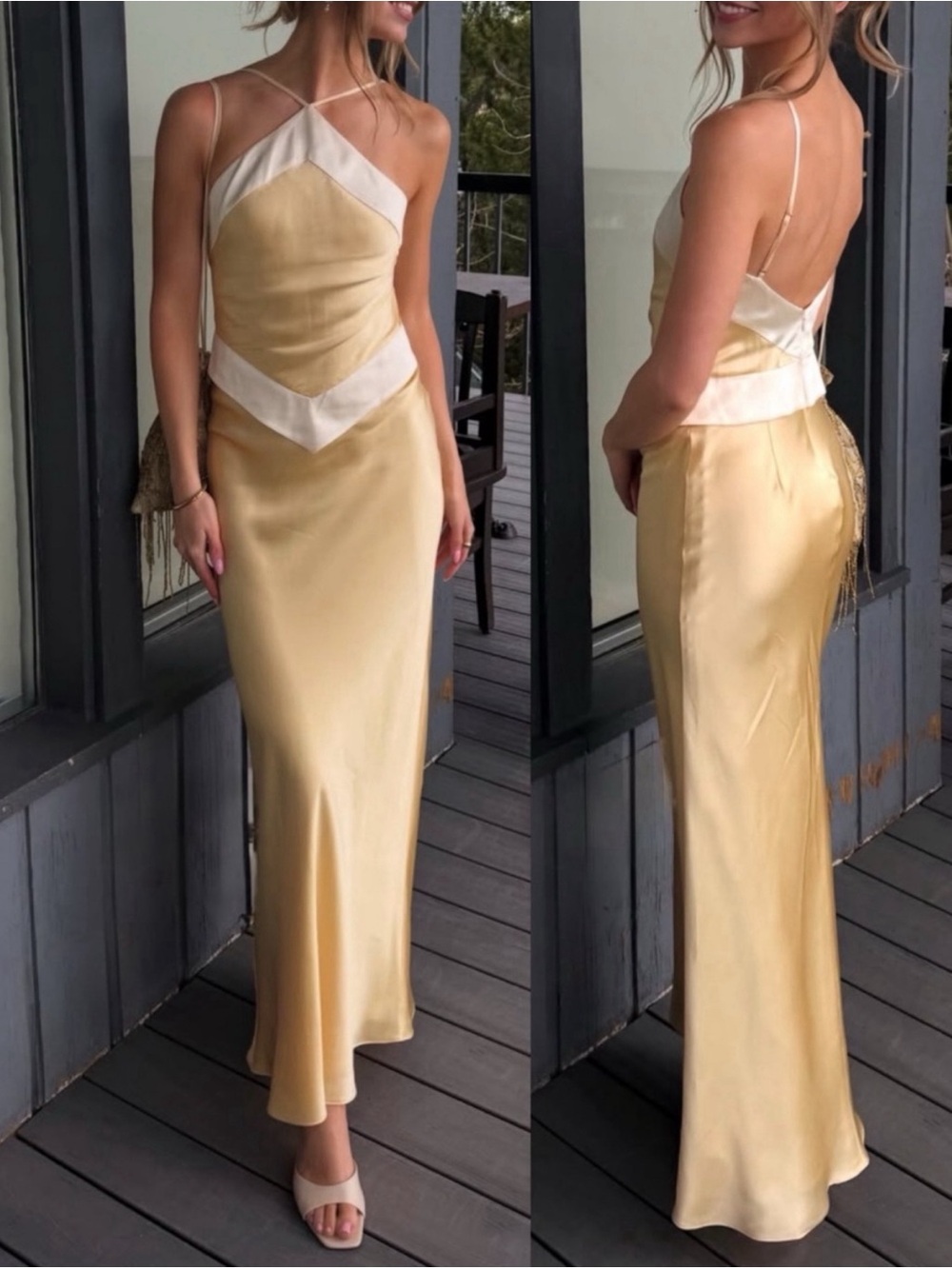 Reformation Jillian Silk Dress - Picture 3 of 11